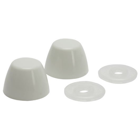 7115   Toilet Bowl Bolt Caps, White